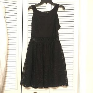 Short formal black dress